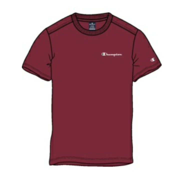 Tričko CHAMPION bordové Crewneck T Shirt 219214 RS508 TBR