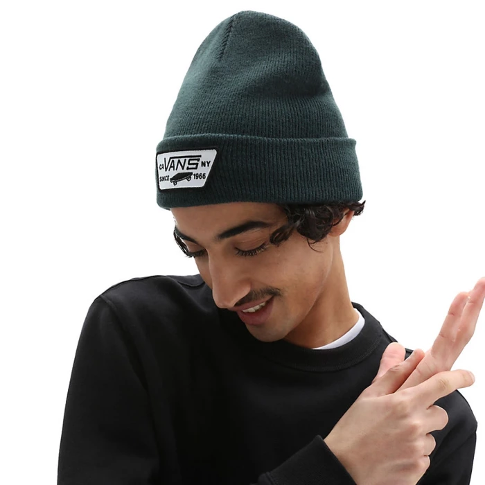 Čiapka VANS zelená MN MILFORD BEANIE VN000UOUPRM1