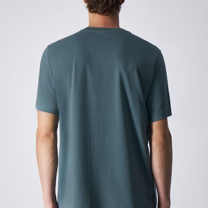 Tričko CHAMPION zelené Crewneck T Shirt 219206 GS510 BLG