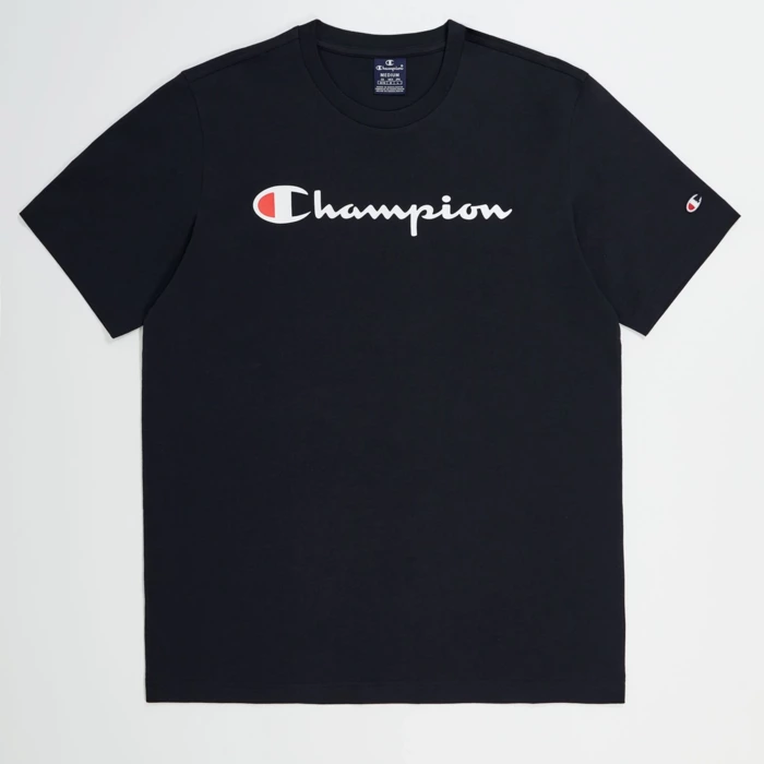 Tričko CHAMPION čierne Crewneck T Shirt 219206 KK001 NBK