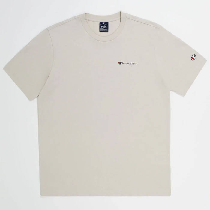 Tričko CHAMPION krémové Crewneck T Shirt 219214 ES057 SVL