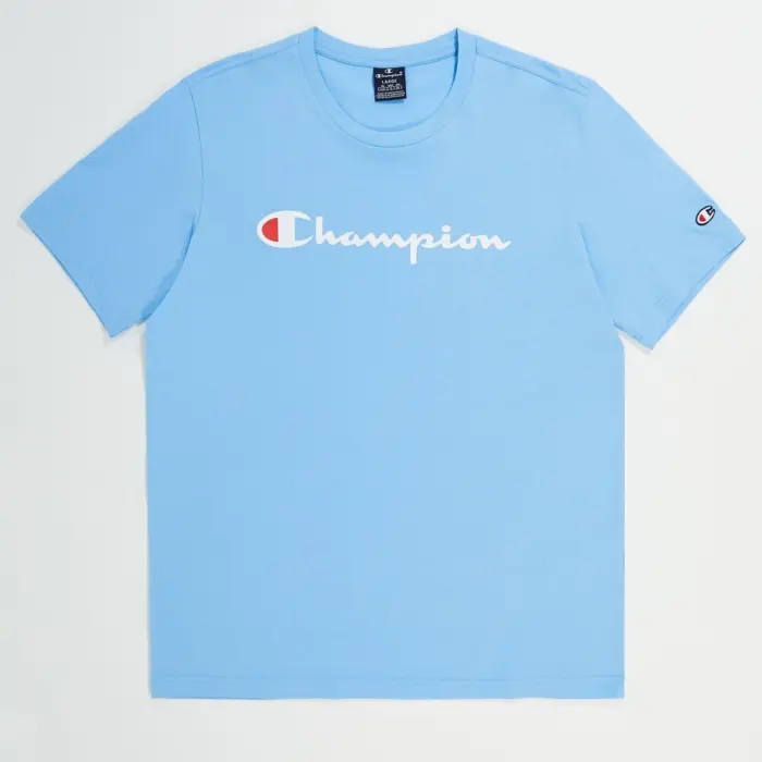 Tričko CHAMPION modrá Crewneck T Shirt 219831 BS072 NOB